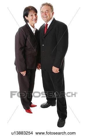 Picture - Business couple. Fotosearch