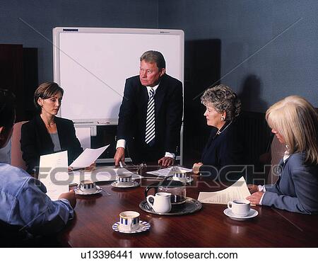Stock Image - Business meeting. Fotosearch