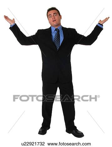 Stock Image - Businessman frustrated. Fotosearch