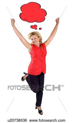 Businesswoman jumping for joy View Large Photo Image Stock Photograph - Businesswoman jumping for joy. Fotosearch