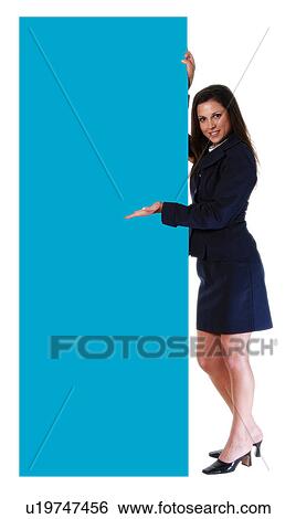 Businesswoman with rectangle View Large Photo Image Stock Photograph - Businesswoman with rectangle. Fotosearch