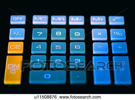 Calculator View Large Photo Image Stock Photograph - Calculator. Fotosearch