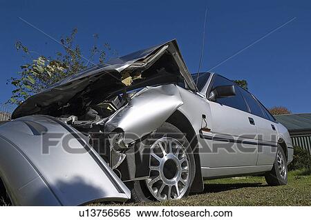 Stock Photography - Car crash. Fotosearch