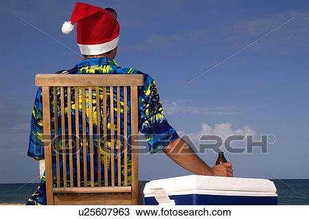 Christmas day at the beach View Large Photo Image Stock Image - Christmas day at the beach. Fotosearch
