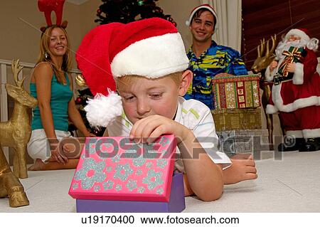 Stock Image - Christmas morning. Fotosearch