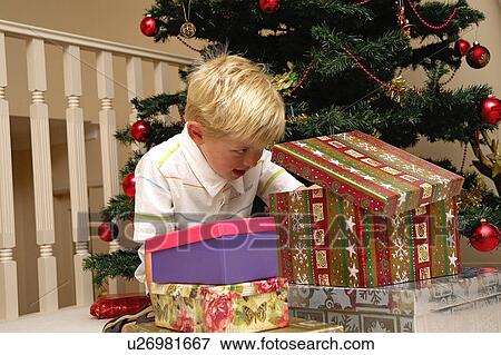 Stock Photo - Christmas morning. Fotosearch