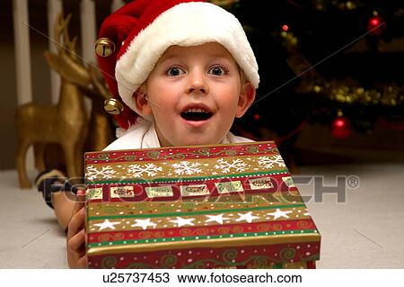 Stock Image - Christmas present. Fotosearch