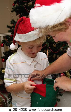 Stock Photo - Christmas stocking. Fotosearch