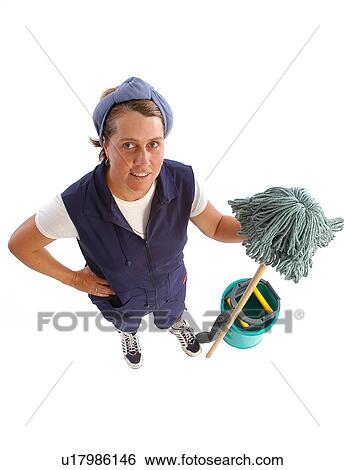 Stock Photograph - Cleaner. Fotosearch