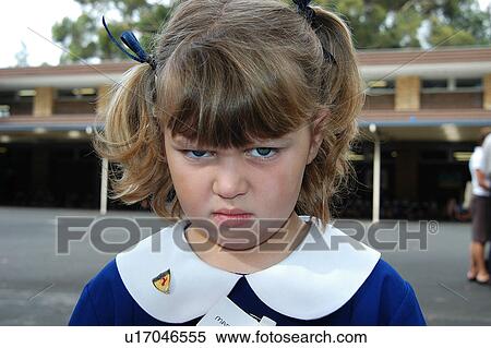 Stock Photography - Close-up of small girl. Fotosearch