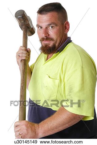 Stock Photo - Construction worker. Fotosearch
