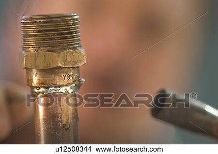 Picture - Copper piping. Fotosearch