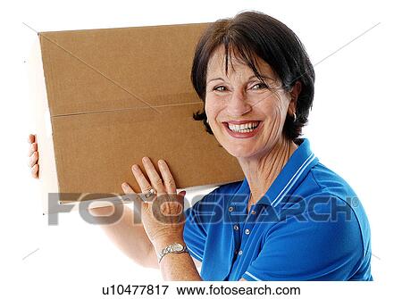 Stock Photo - Courier. Fotosearch