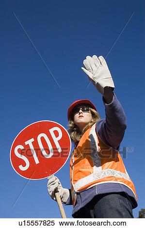 Stock Photography - Crossing guard. Fotosearch
