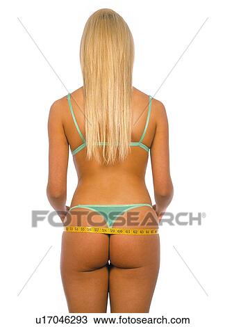 Stock Image - Diet measurement. Fotosearch