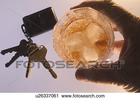 Stock Image - Drinking and driving. Fotosearch