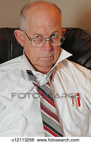 Stock Photograph - Elderly businessman. Fotosearch