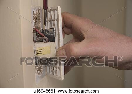 Stock Image - Electrician. Fotosearch
