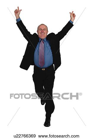 Stock Photo - Excited businessman. Fotosearch
