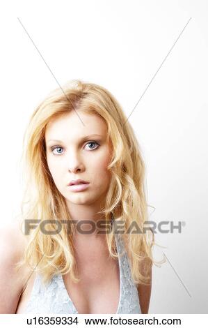 Picture - Face of a model. Fotosearch