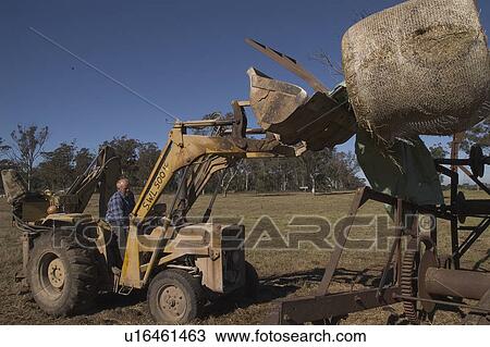 Stock Image - Farm work. Fotosearch