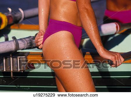 Female surf boat crew View Large Photo Image Stock Photo - Female surf boat crew. Fotosearch