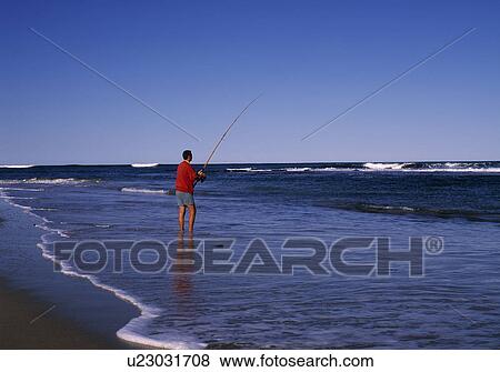 Fishing in the ocean View Large Photo Image Stock Photo - Fishing in the ocean. Fotosearch
