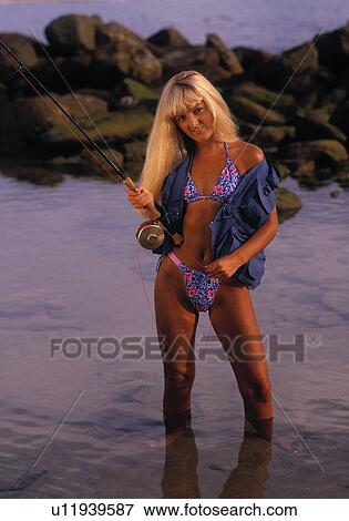 Fishing model View Large Photo Image Stock Photo - Fishing model. Fotosearch