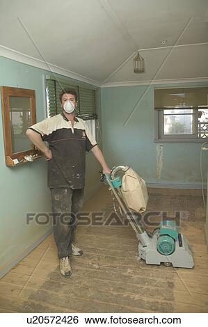 Stock Photograph - Floor sander. Fotosearch