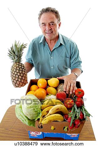Fruit shop owner View Large Photo Image Stock Photo - Fruit shop owner. Fotosearch
