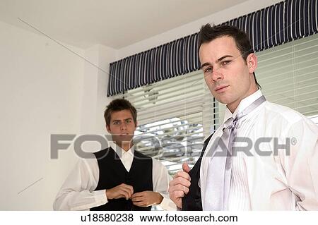 Groom and best-man View Large Photo Image Stock Photo - Groom and best-man. Fotosearch