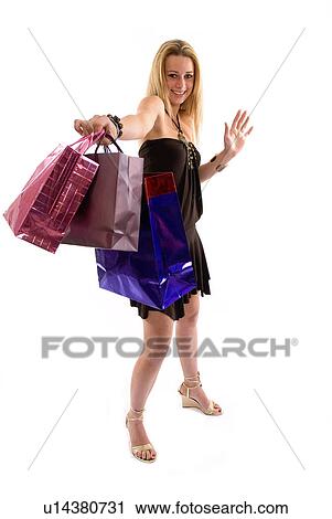 Happy shopper View Large Photo Image Stock Image - Happy shopper. Fotosearch