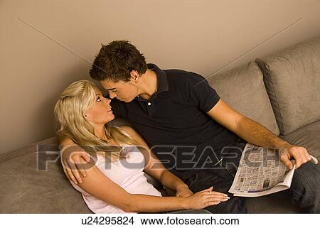 Happy young couple View Large Photo Image Picture - Happy young couple. Fotosearch