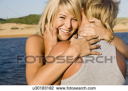 Happy young couple View Large Photo Image Stock Image - Happy young couple. Fotosearch