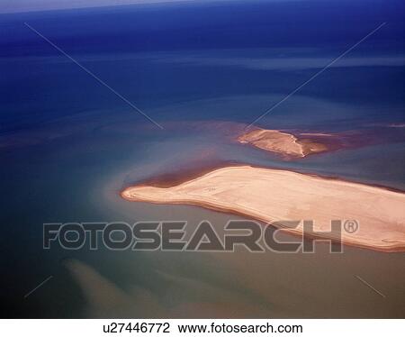Stock Image - Island from the sky. Fotosearch