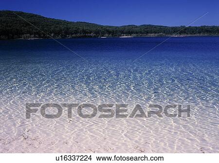 Picture - Lake McKenzie Fraser Island. Fotosearch