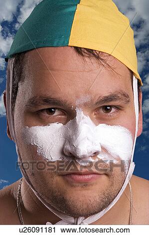 Life saver's face View Large Photo Image Stock Image - Life saver's face. Fotosearch