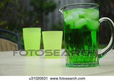 Stock Image - Lime cordial. Fotosearch