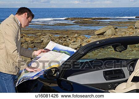 Stock Photograph - Lost on the road. Fotosearch