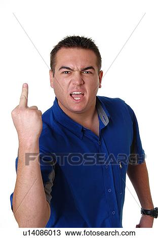 Man giving the finger View Large Photo Image Stock Image - Man giving the finger. Fotosearch