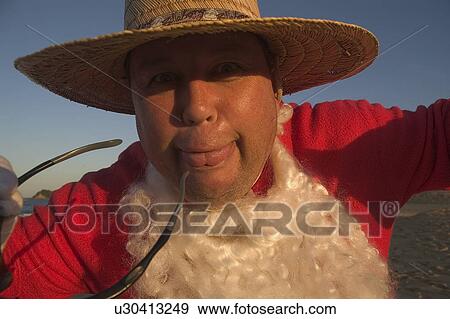 Stock Photo - Man in Santa costume. Fotosearch