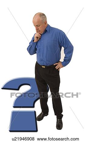 Man with an Question View Large Photo Image Stock Photo - Man with an Question. Fotosearch