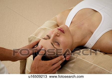 Stock Image - Massage therapy. Fotosearch