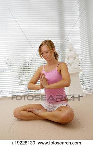 Stock Image - Meditate. Fotosearch