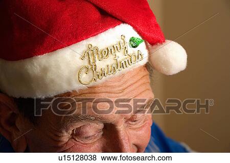 Merry Christmas Santa Hat View Large Photo Image Stock Photo - Merry Christmas Santa Hat. Fotosearch