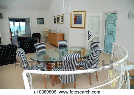 Stock Photograph - Modern dinning room. Fotosearch