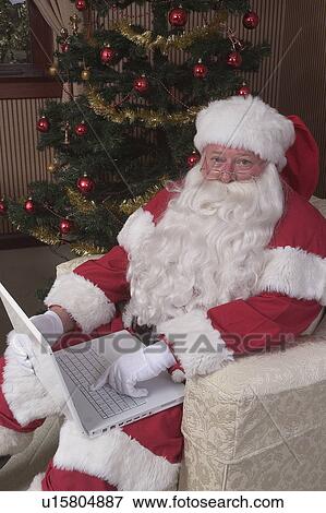 Stock Photo - Modern Santa. Fotosearch