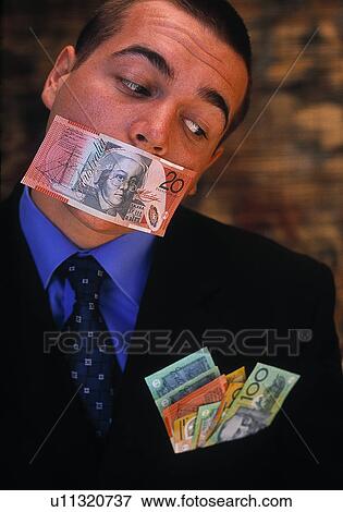 Stock Photo - Money man. Fotosearch