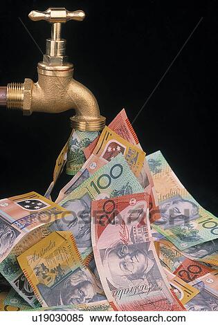 Money on tap View Large Photo Image Stock Photography - Money on tap. Fotosearch