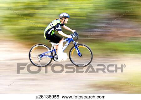 Stock Photography - Mountain bike rider. Fotosearch